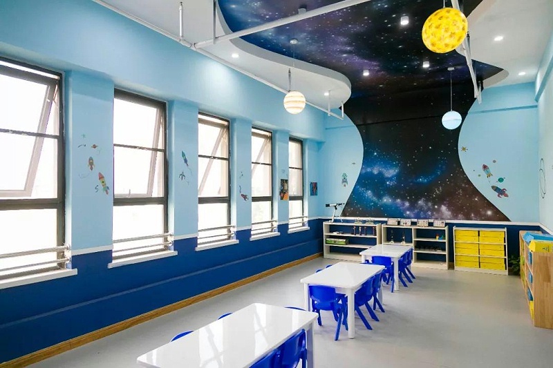 幼兒園科學發(fā)現(xiàn)室實景