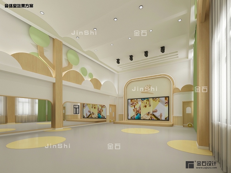 幼兒園多功能廳設(shè)計裝修