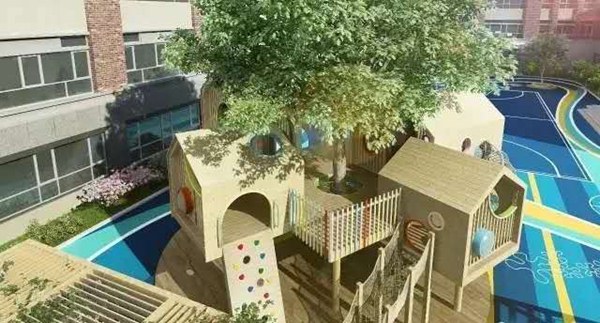 幼兒園景觀設計，核心塑造童趣性-金石裝飾幼兒園裝修設計